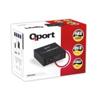 HUB-QPORT (Q-SPL4) FULL HD 1 GIRIS 4CIKIS HDMI SPLITTER (SINYAL COGALTICI) HDMI ÇOKLAYICI